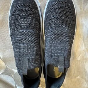 Tommy Bahama Women's Black Knit Slip-On Sneakers